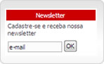 Cadastro de email para newsletters